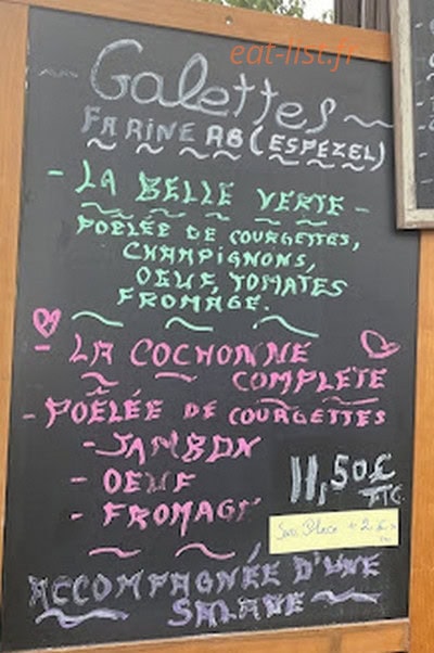 La Cabane Médiévale — carte page 1