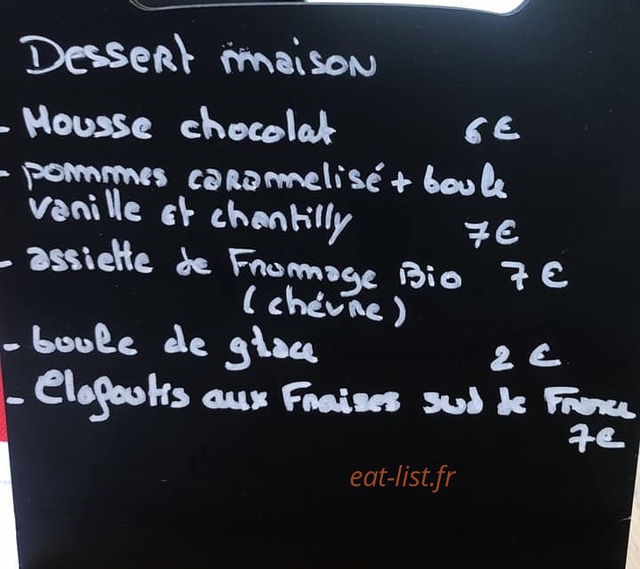 Le petit gourmand — carte page 2