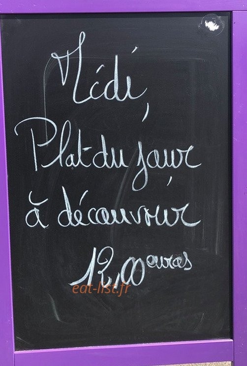La p'tite épicerie de Violette — carte page 1