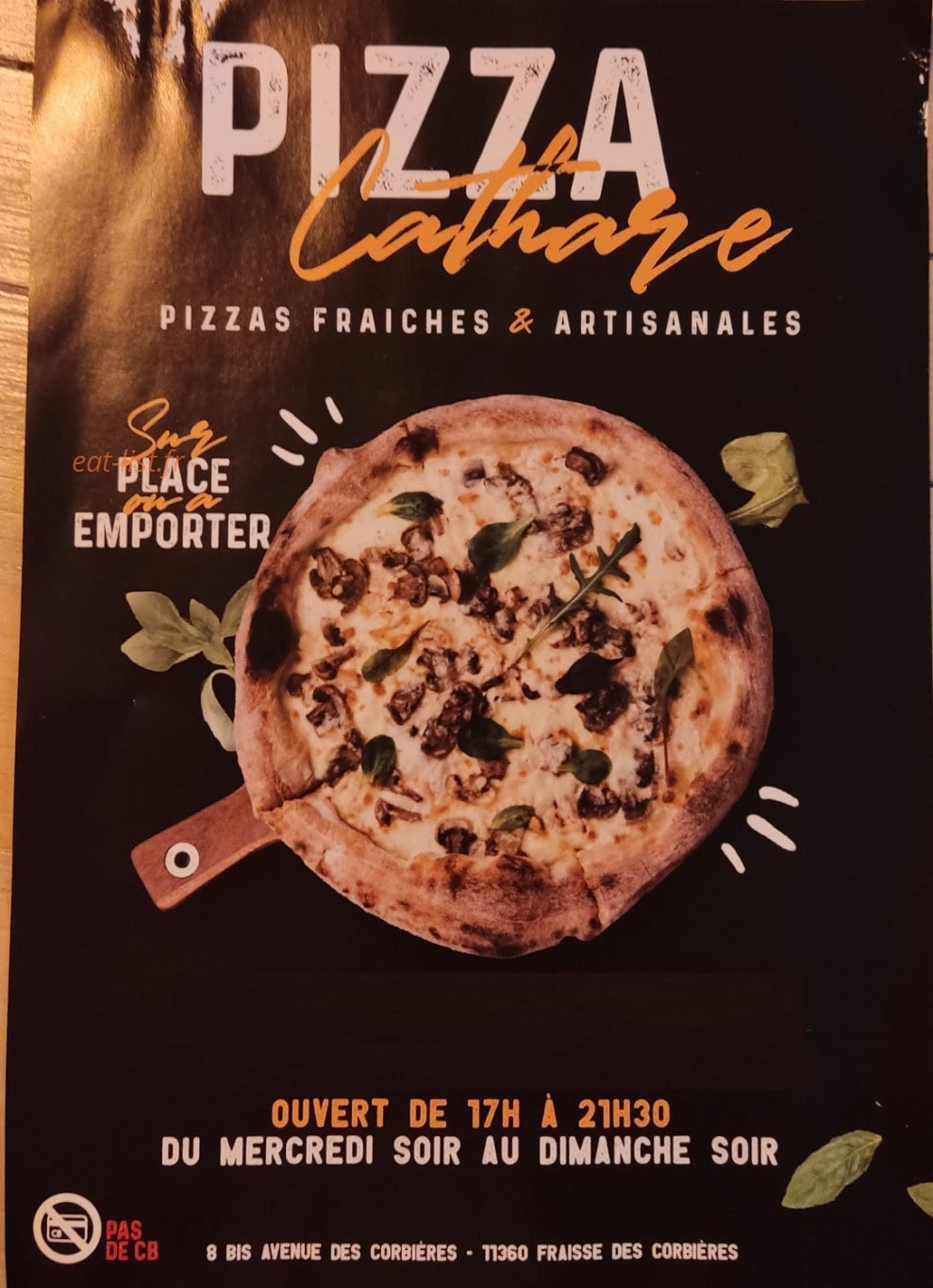 Pizza cathare — carte page 1