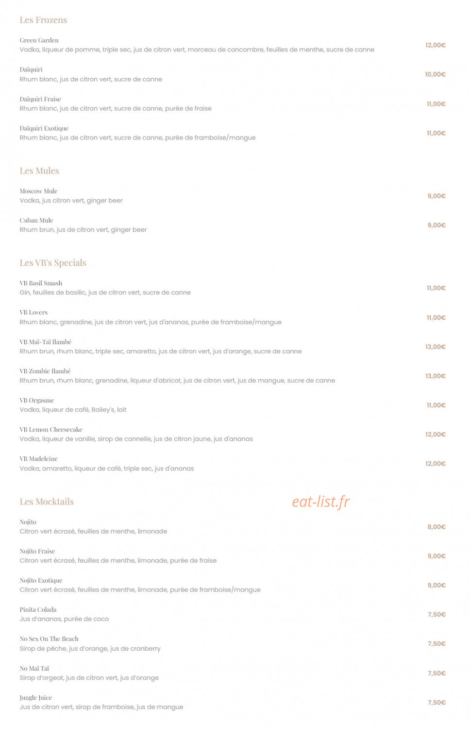 Le VB — carte page 3