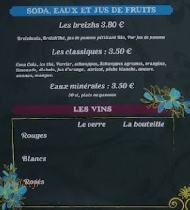 Bistro Breizh Latino — carte page 6