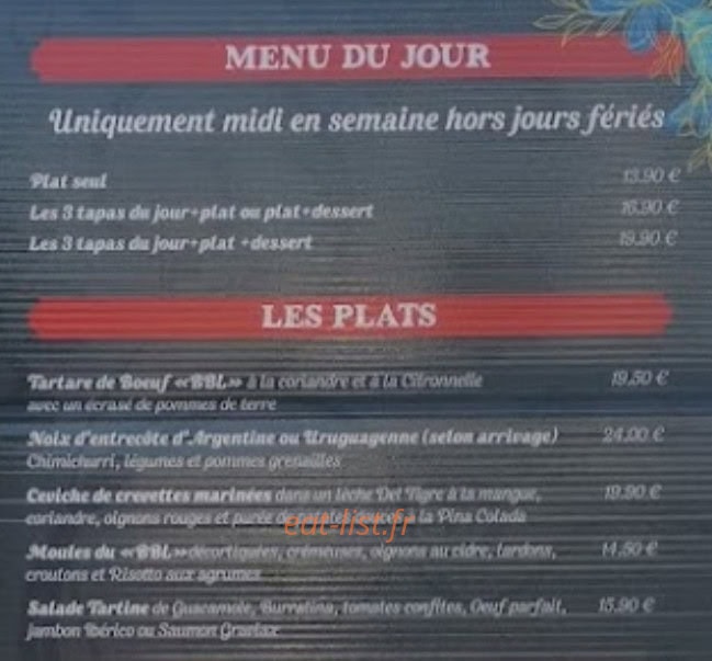 Bistro Breizh Latino — carte page 3