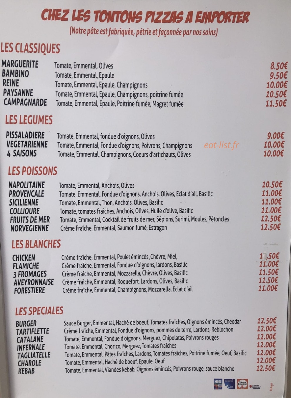 Chez les Tontons — carte page 2