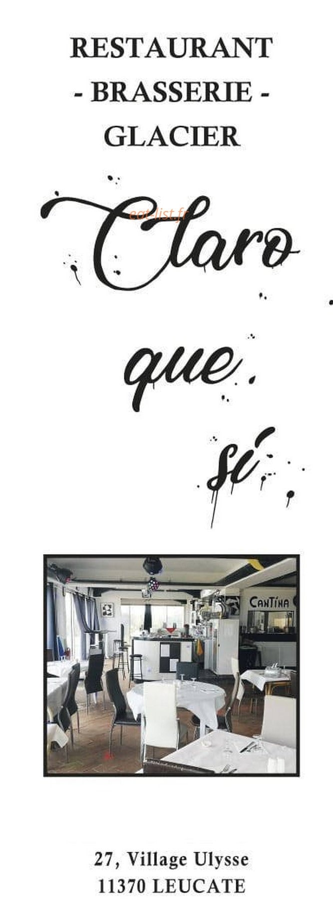 Claro Que Si — carte page 1