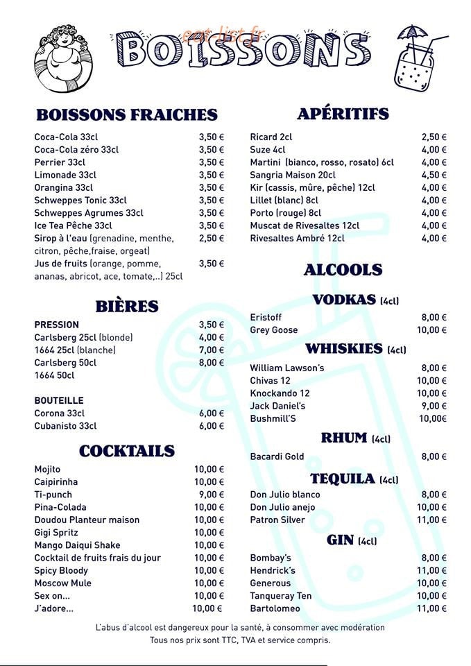 Ginette — carte page 1