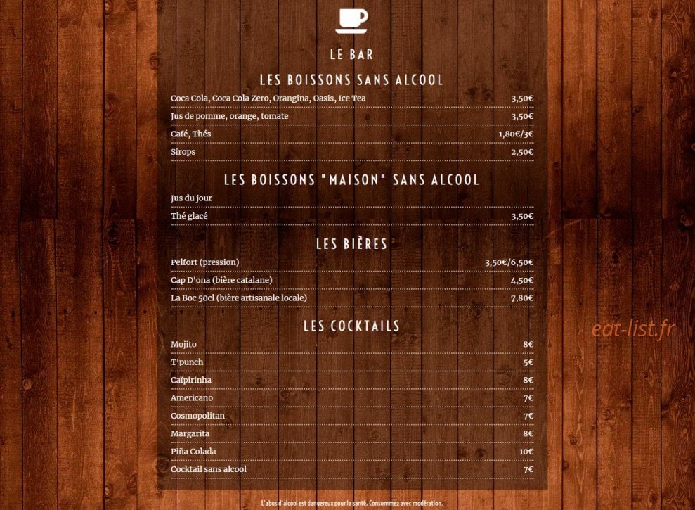 La Sardine — carte page 4