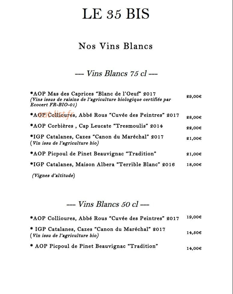 Le 35 bis — carte page 10