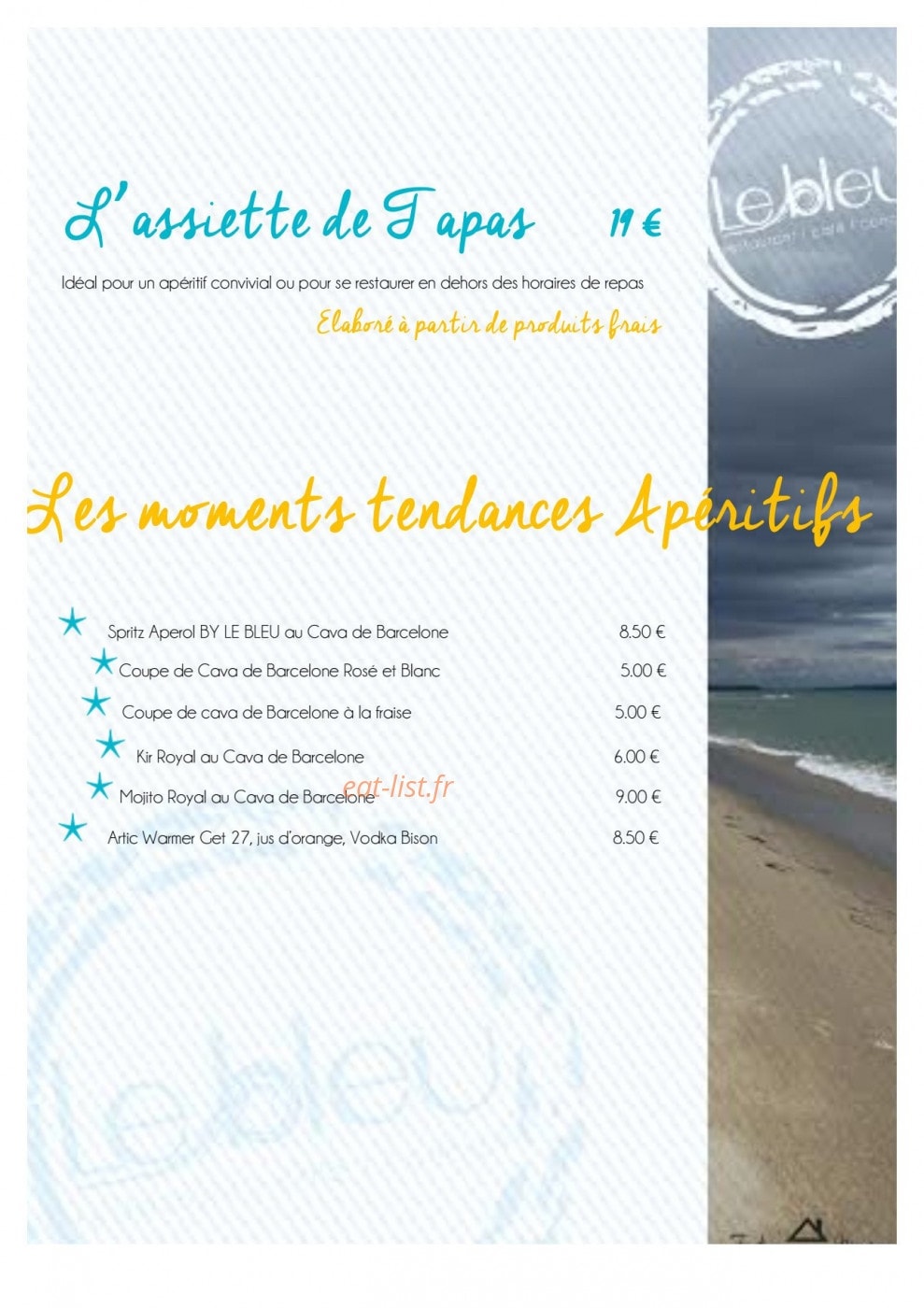 Le Bleu — carte page 5