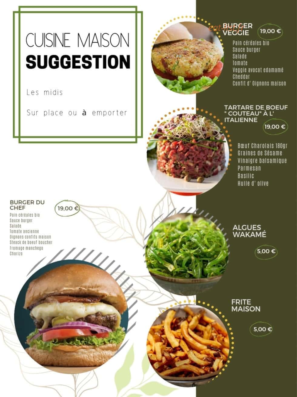 Papilles & Nature — carte page 3