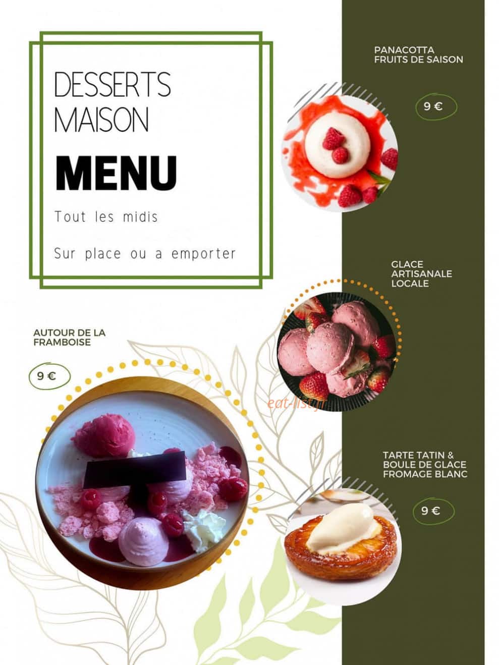Papilles & Nature — carte page 4