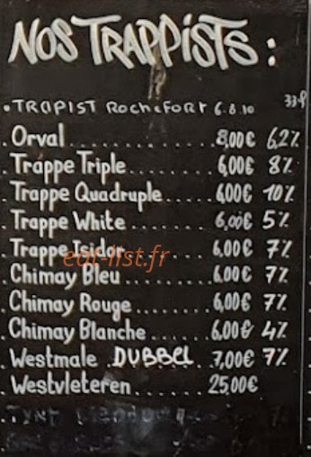 Trapisttbeer — carte page 10