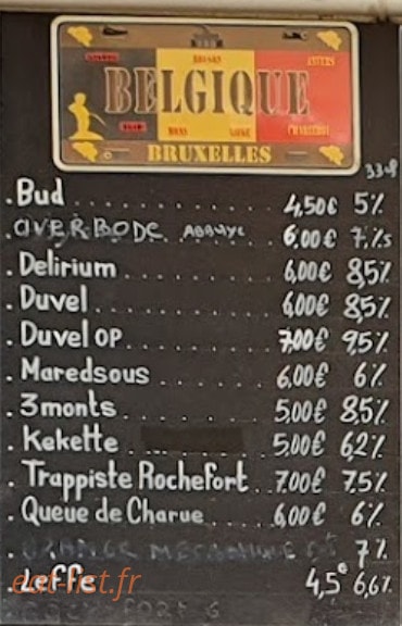 Trapisttbeer — carte page 2