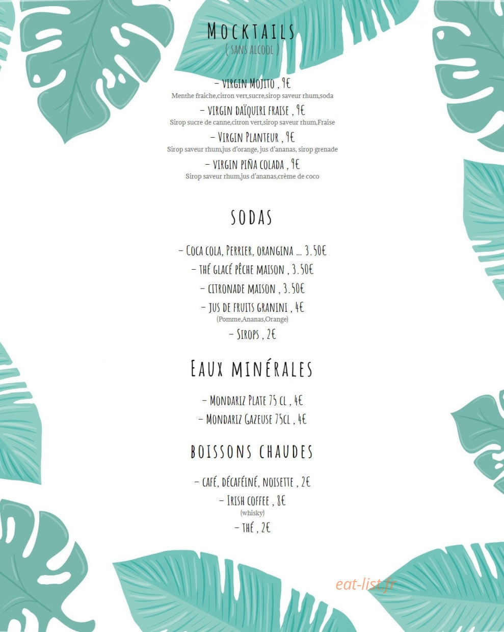 Twin Fins — carte page 6