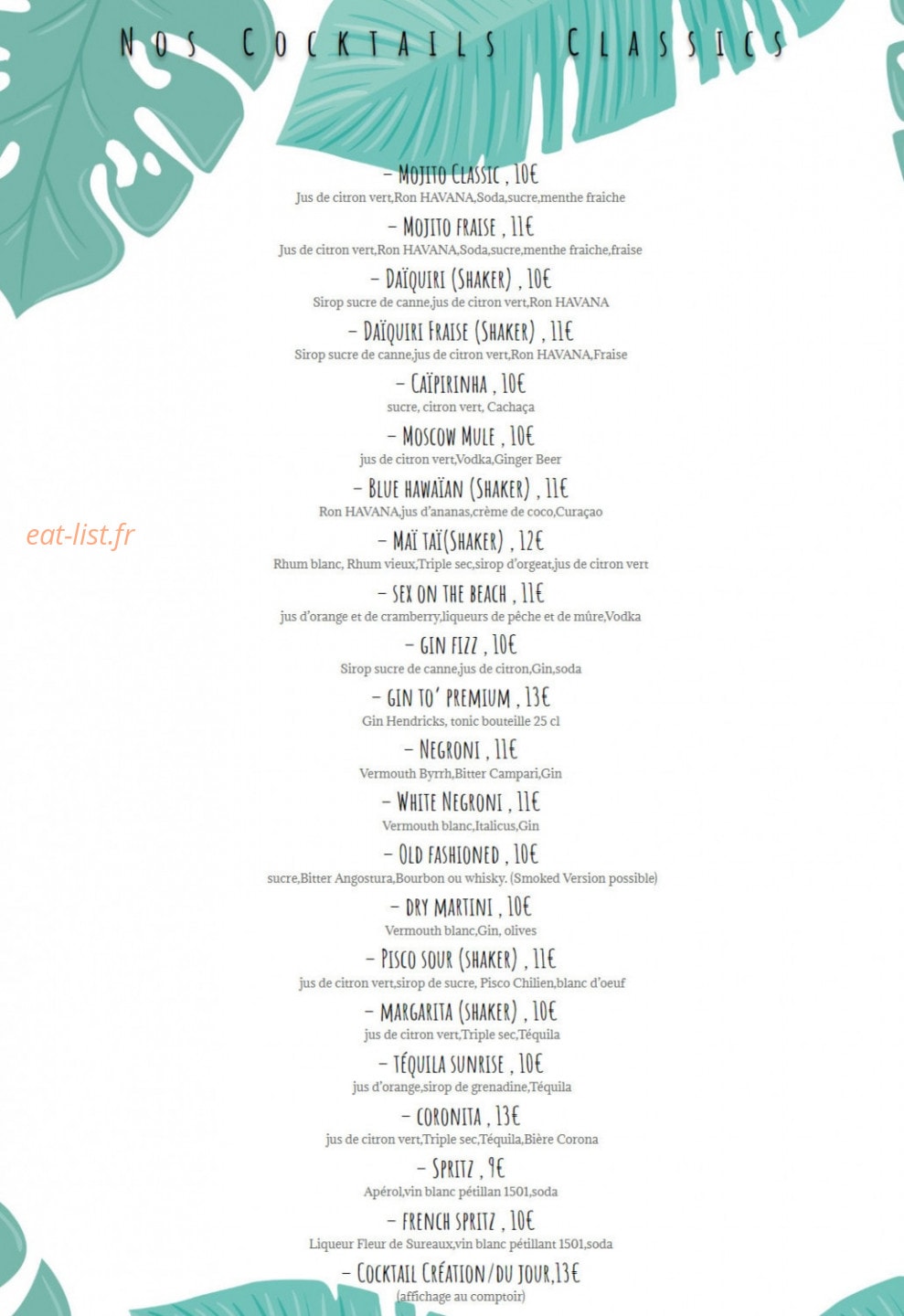 Twin Fins — carte page 3