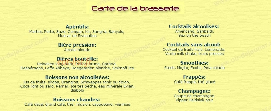 Le Capri — carte page 2