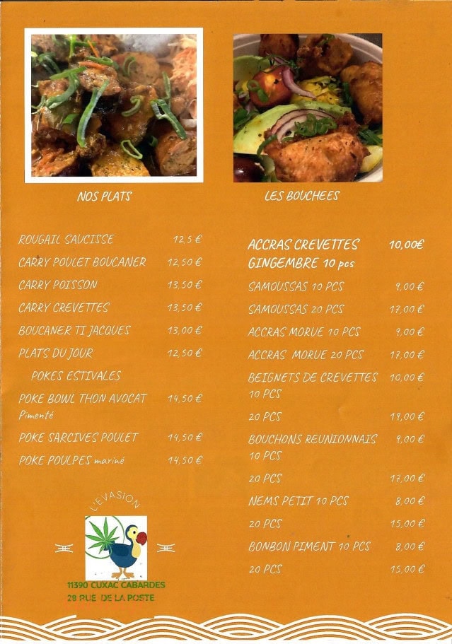 L'evasion — carte page 1