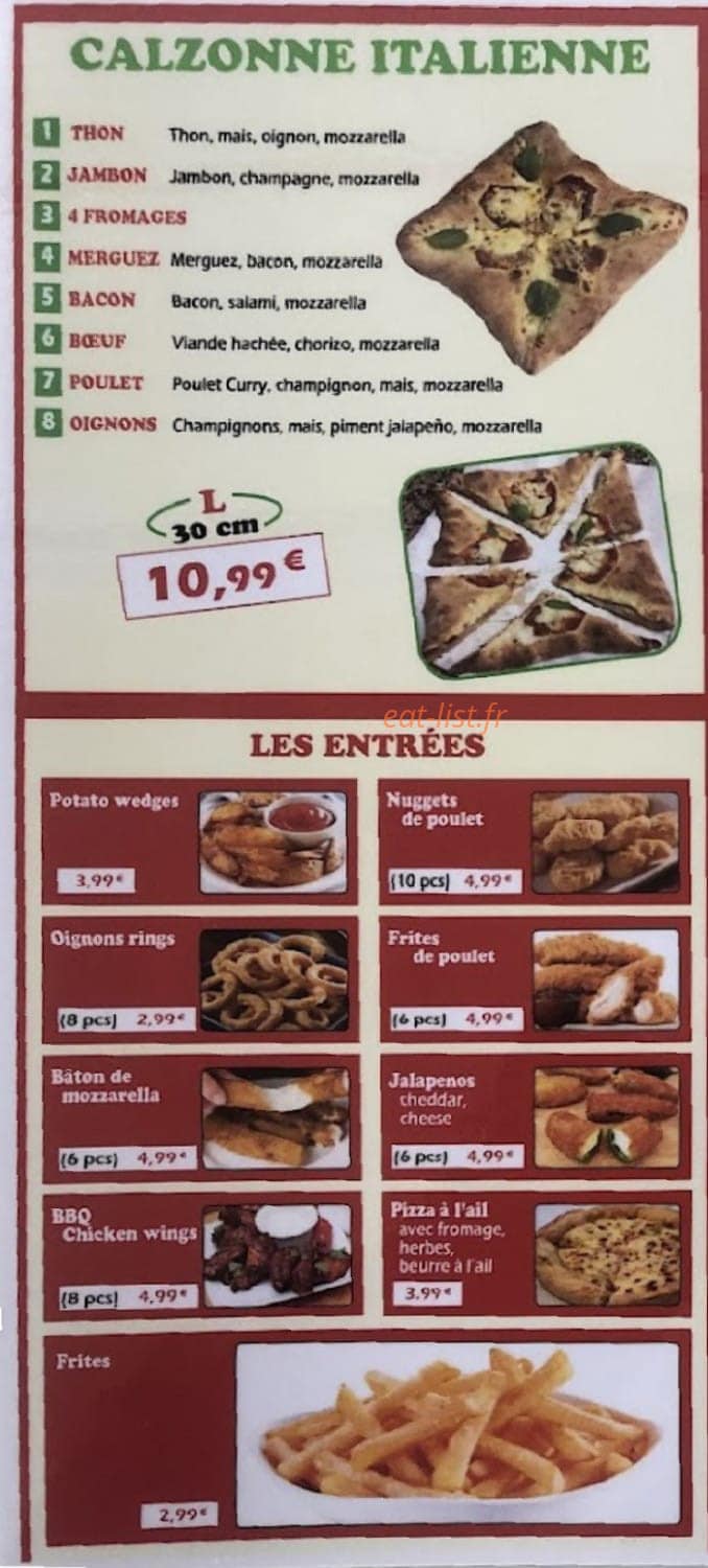 Bella Italia — carte page 3