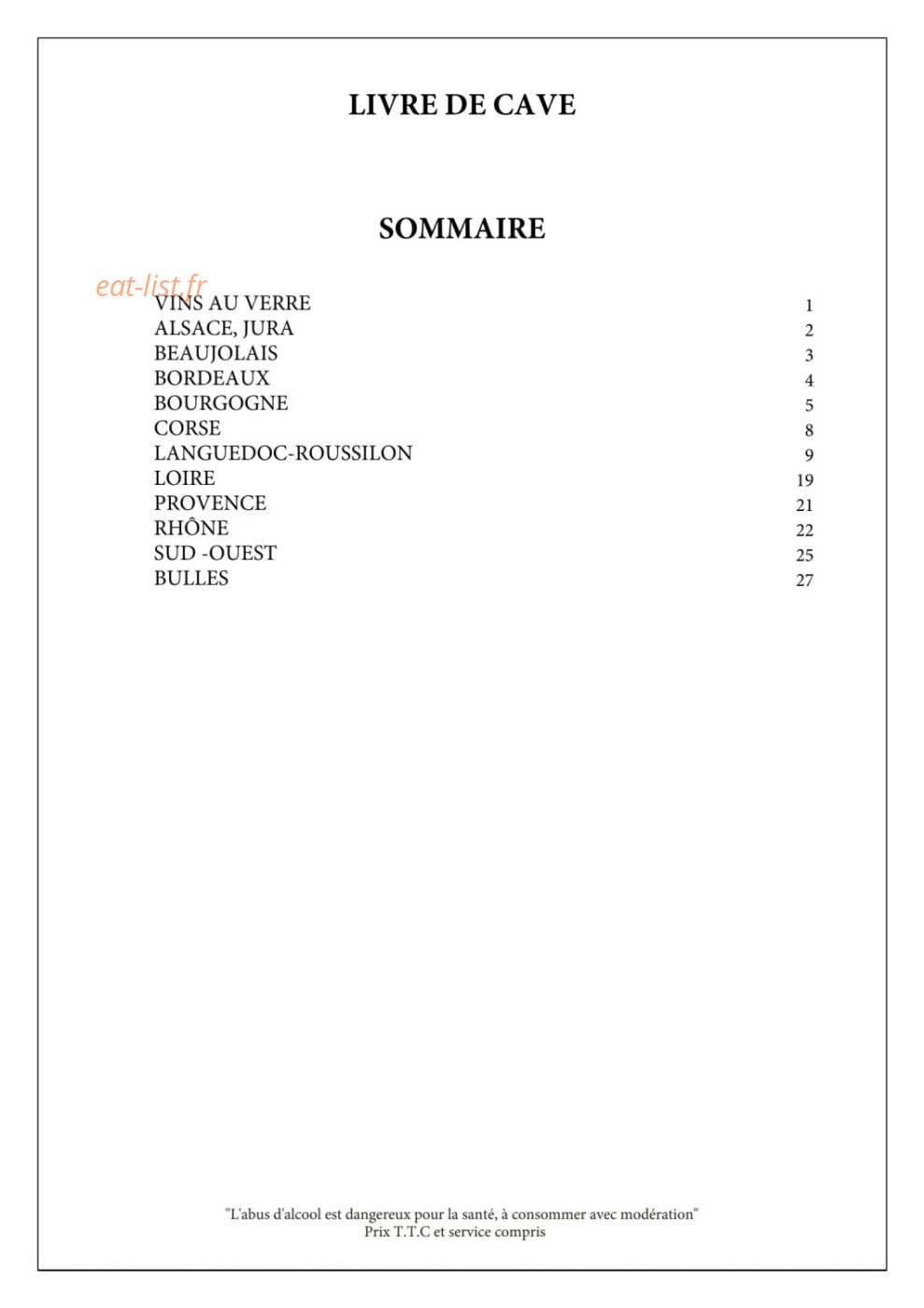 Gueuleton — carte page 5