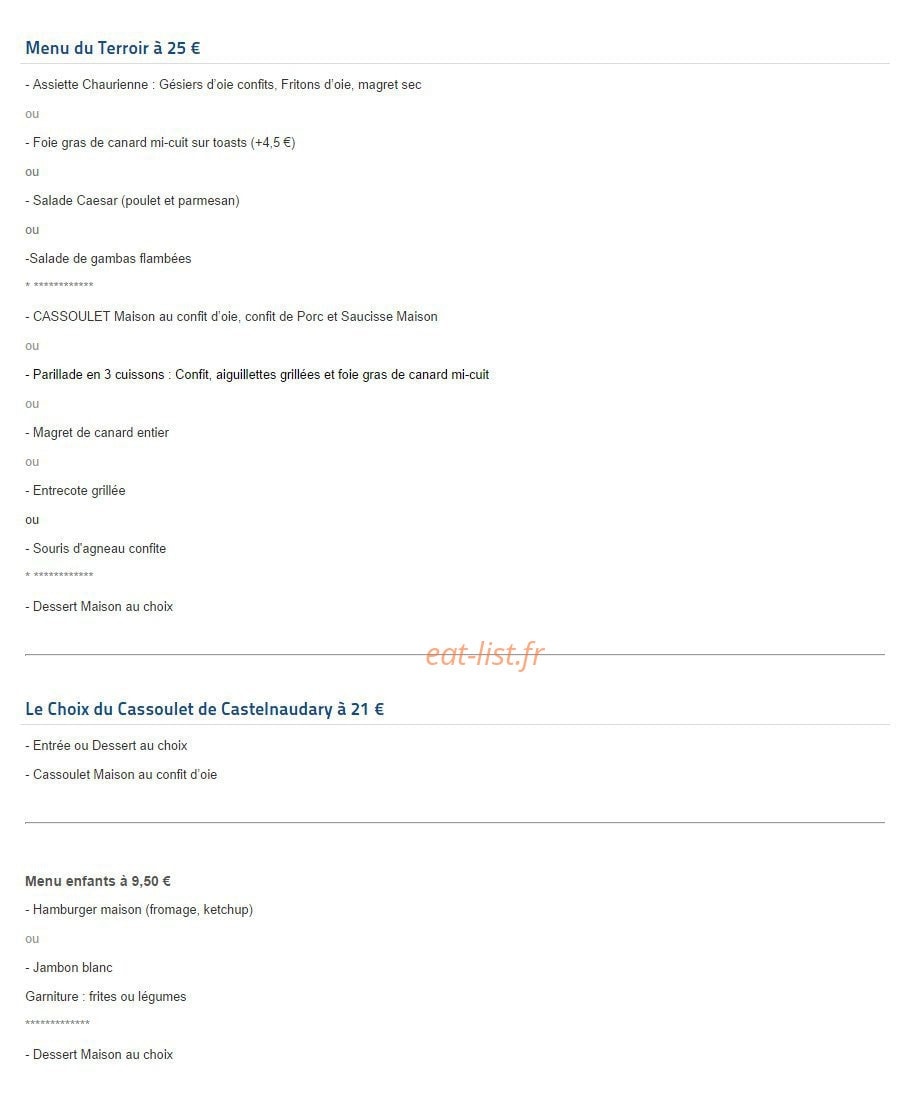 Hotel de France — carte page 2