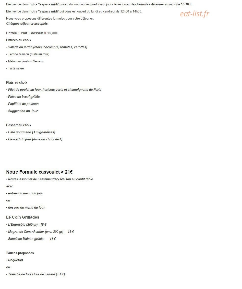 Hotel de France — carte page 1