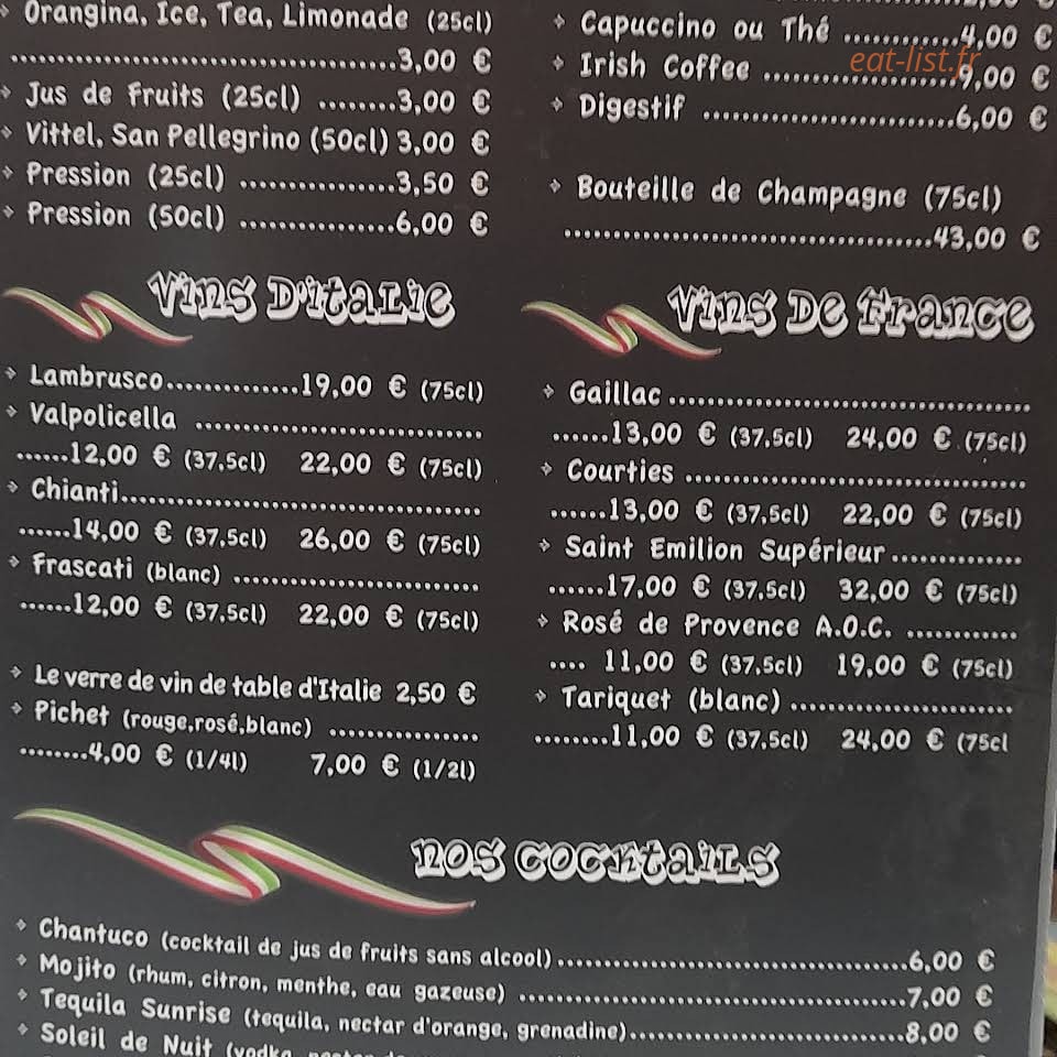 L'Italiano — carte page 7
