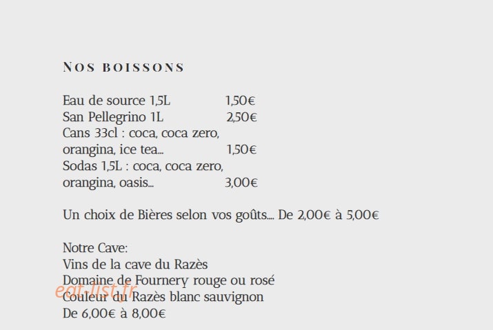 La Pizz' — carte page 5