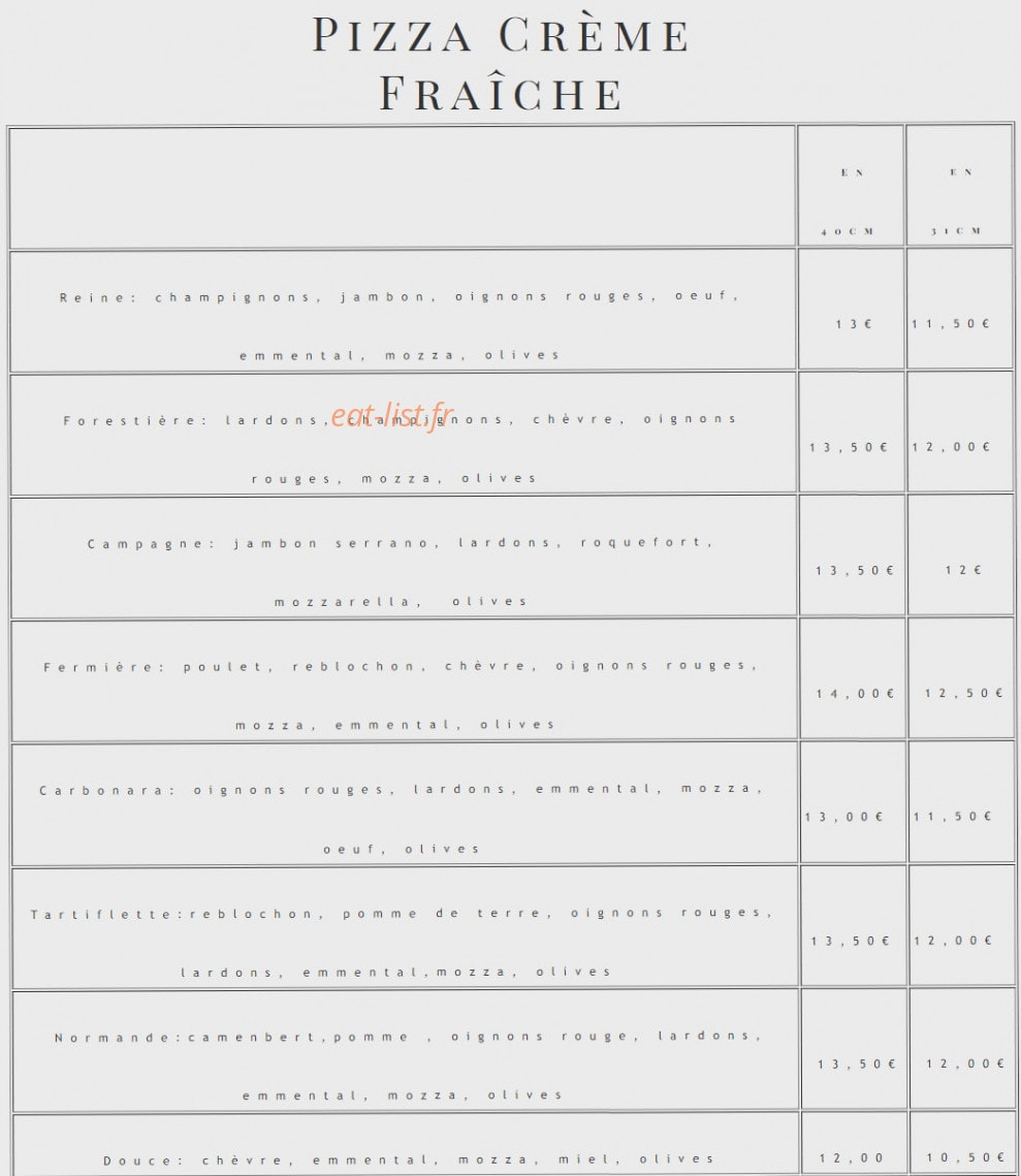La Pizz' — carte page 3