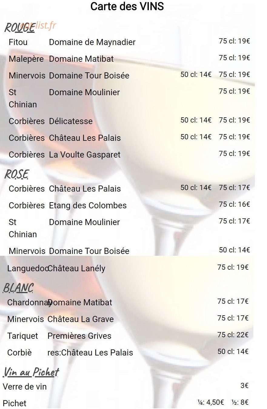 Le Moulin Vert — carte page 7