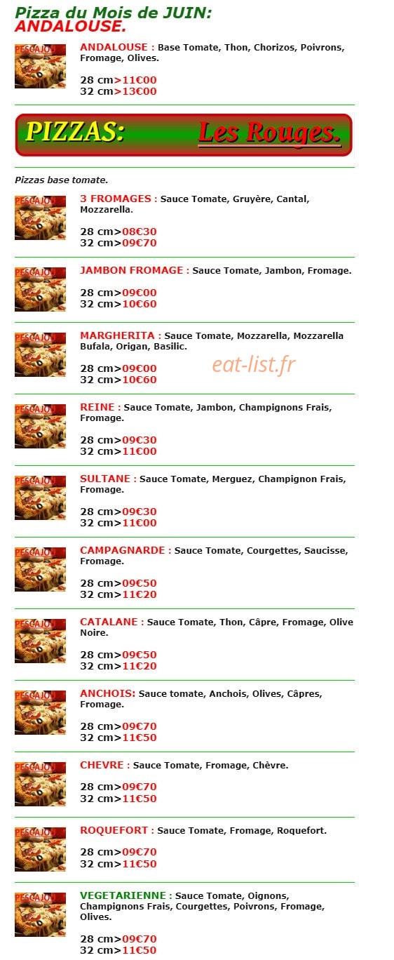 Le Pescajou — carte page 1