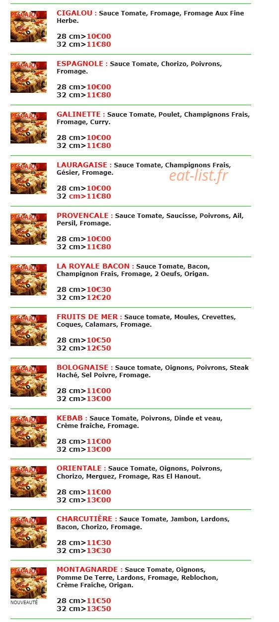Le Pescajou — carte page 2