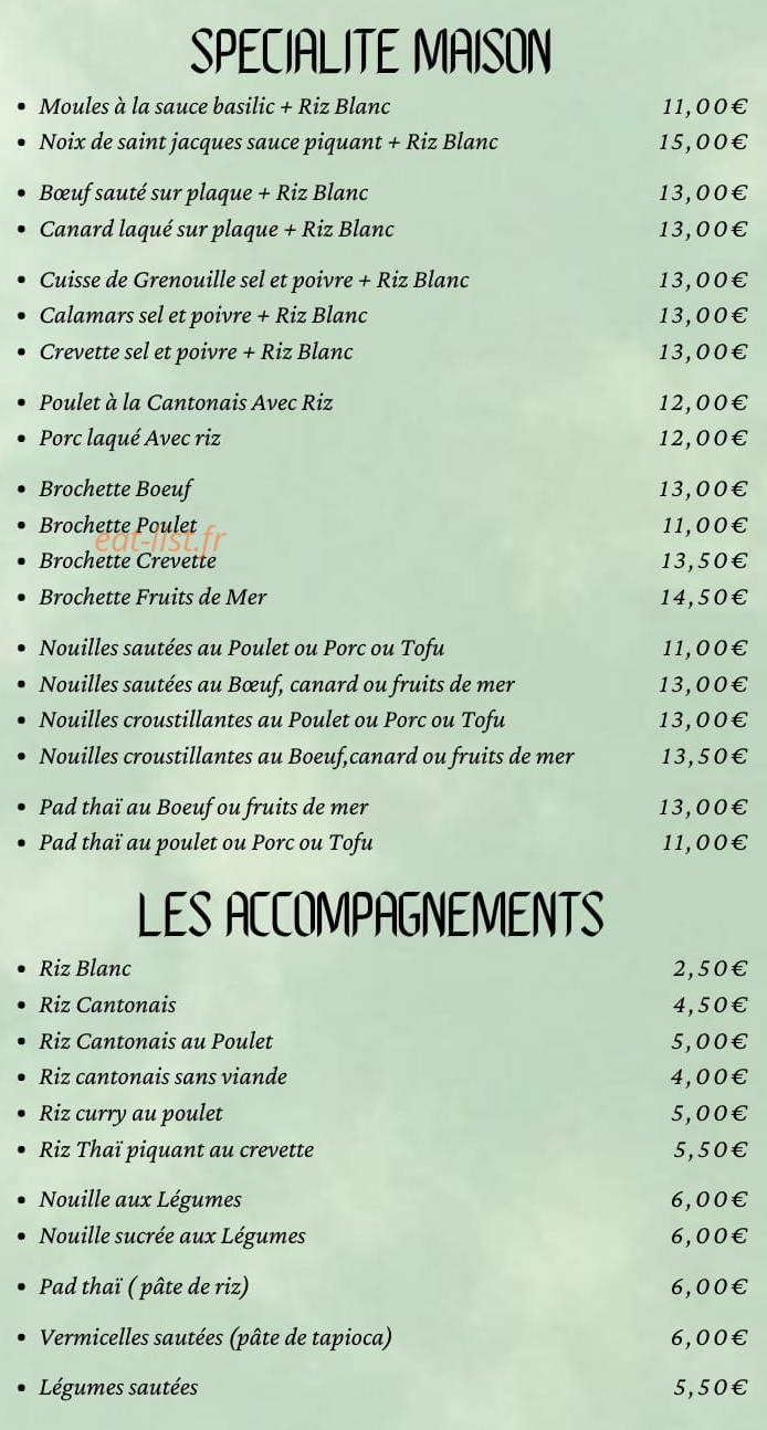 Restaurant Nénuphar — carte page 11