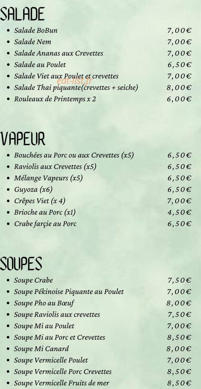 Restaurant Nénuphar — carte page 7
