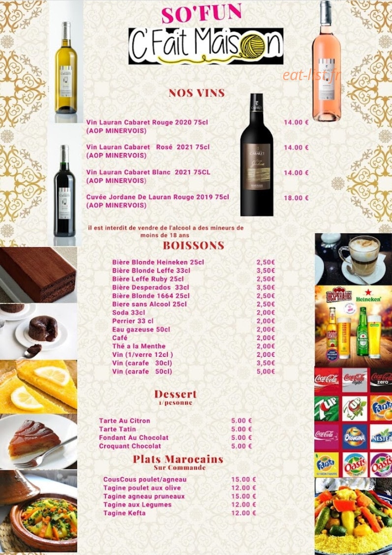 So'fun — carte page 2