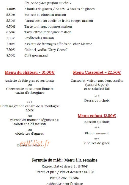 Château de La Pomarède — carte page 2