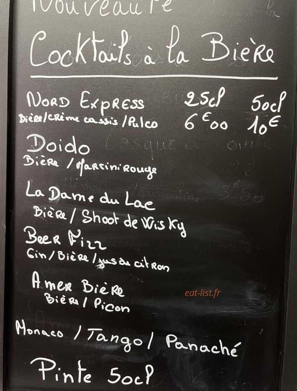 Le Coin des Gourmands — carte page 1