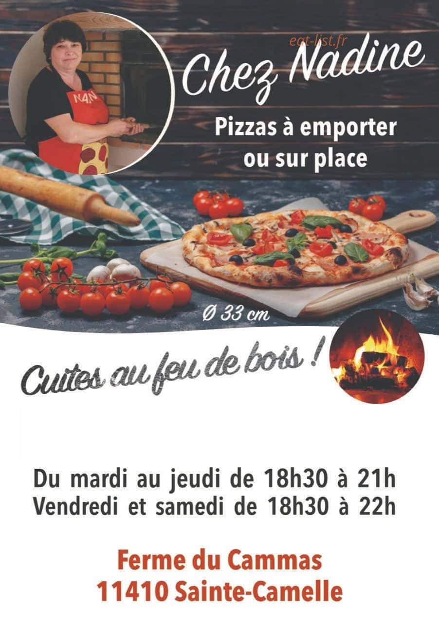 Chez Nadine — carte page 1