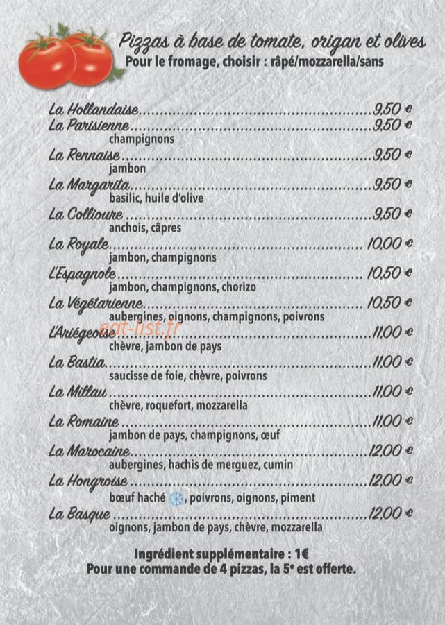 Chez Nadine — carte page 3