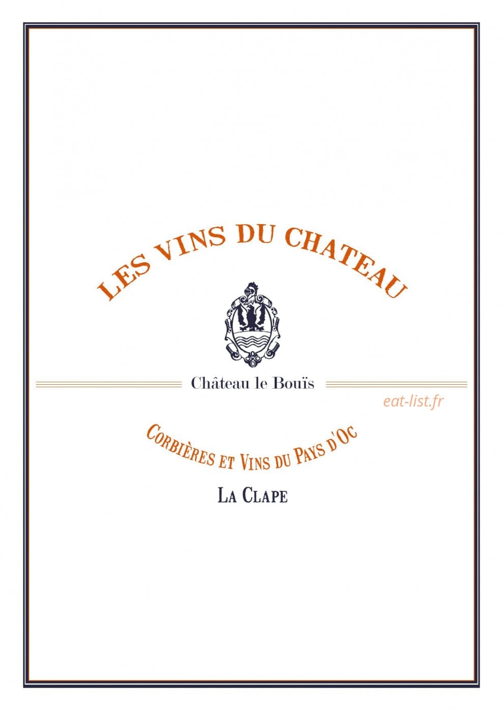 Château Le Bouïs — carte page 6
