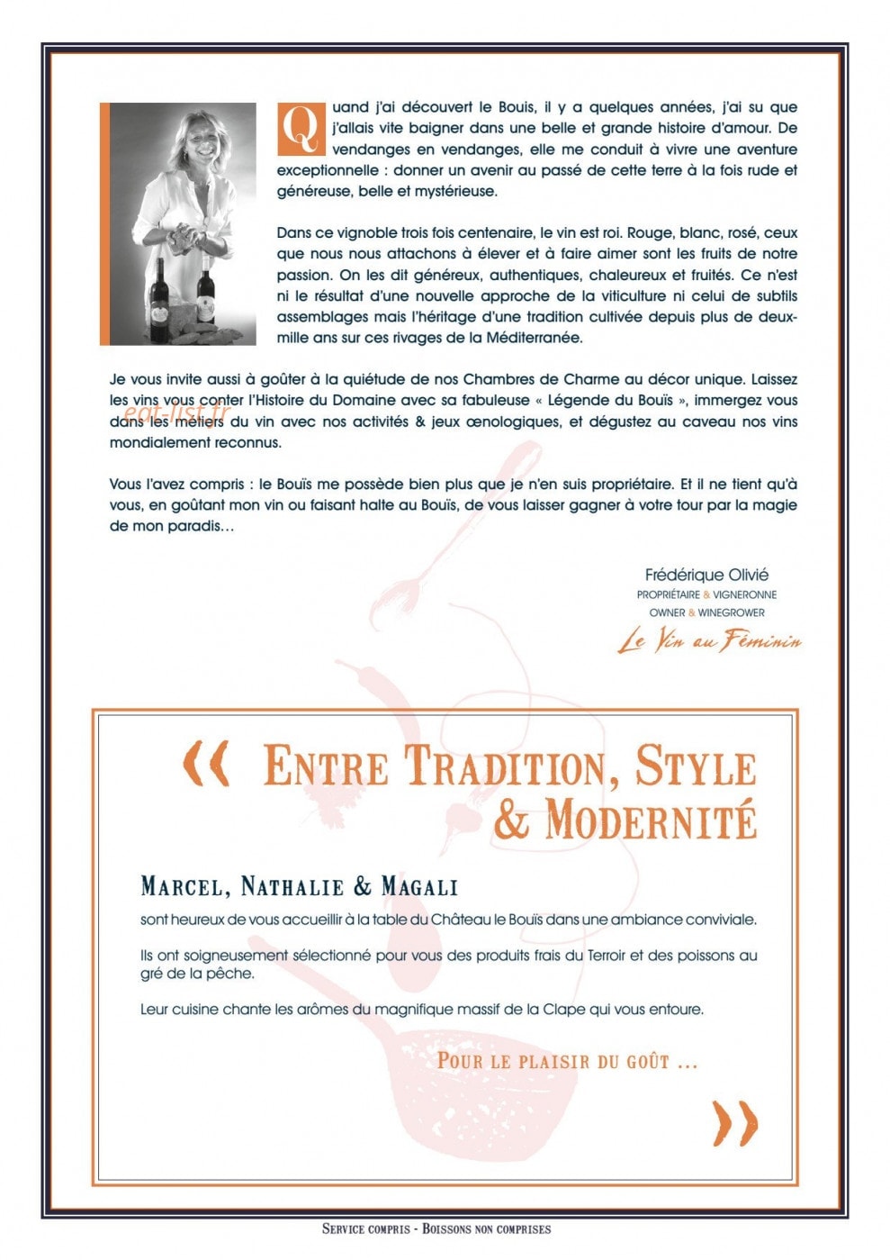 Château Le Bouïs — carte page 2