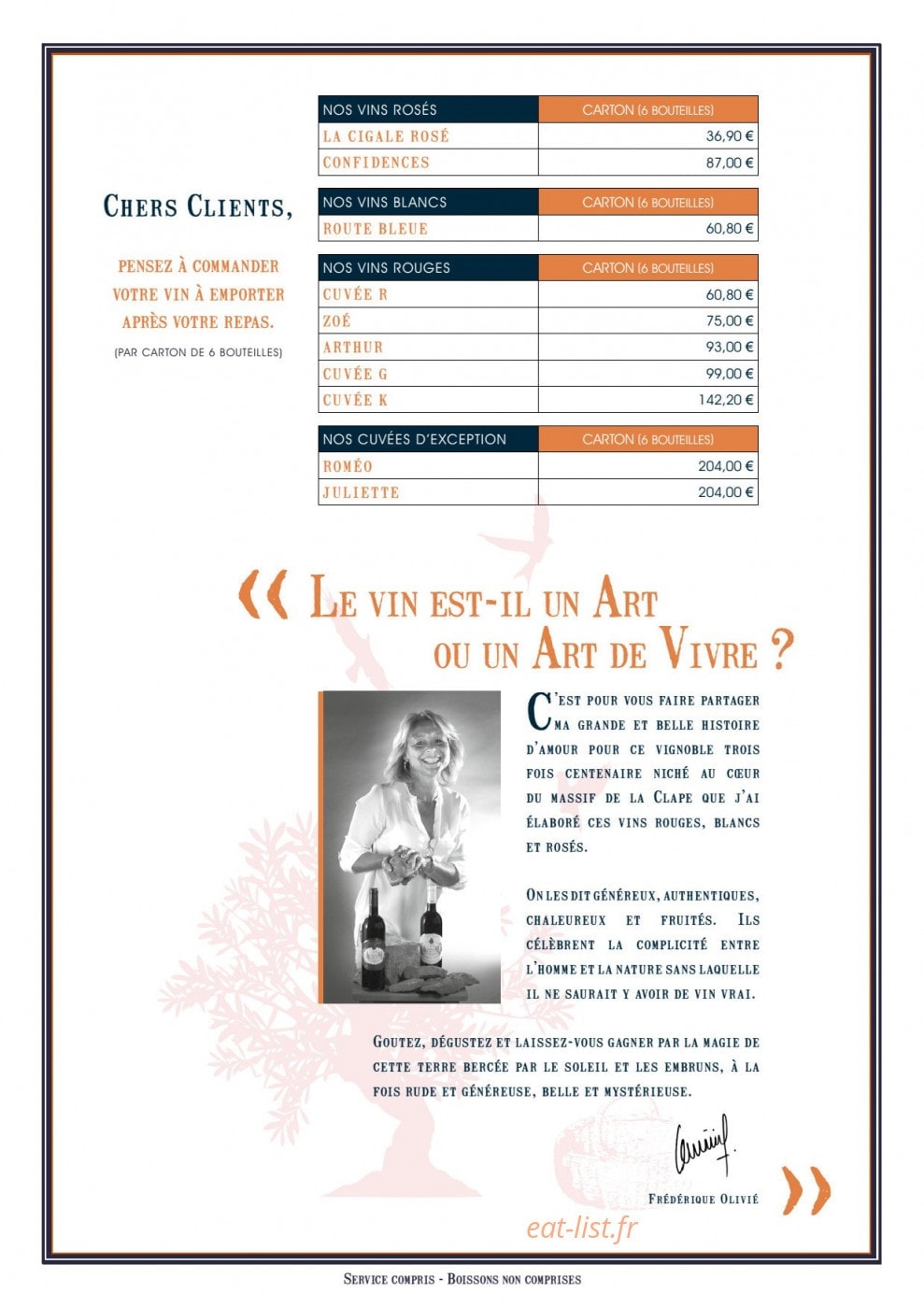 Château Le Bouïs — carte page 7