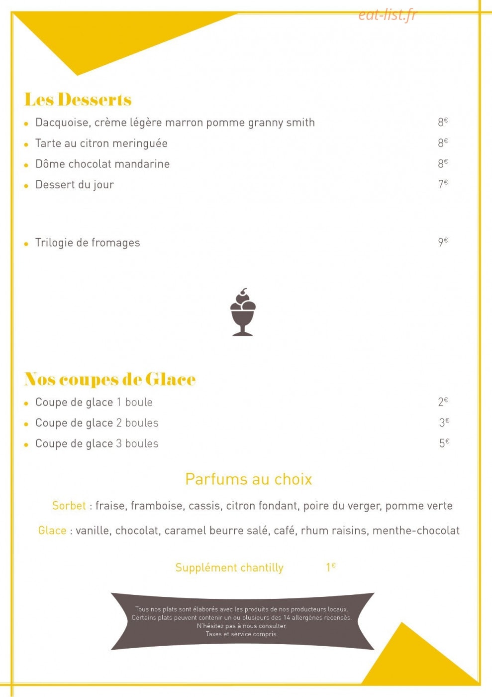 Edison Café — carte page 2