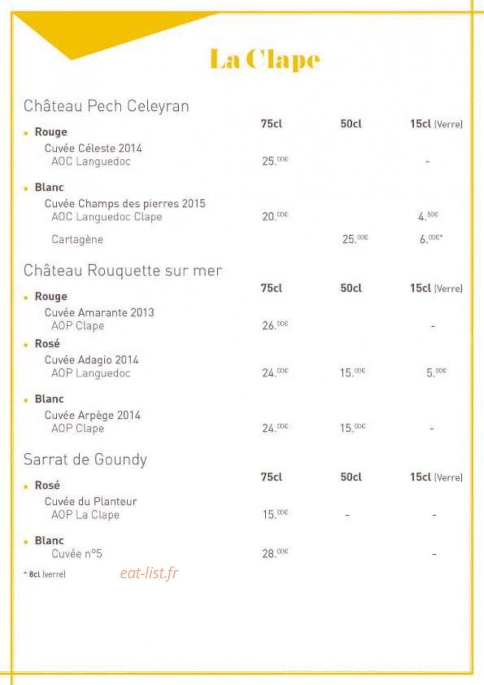 Edison Café — carte page 5