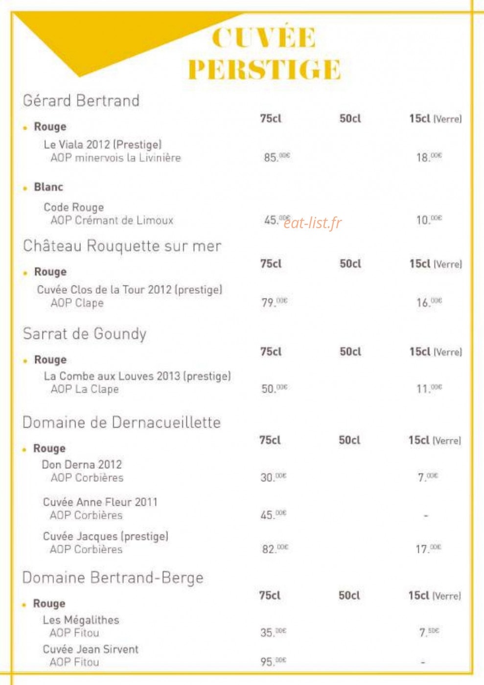 Edison Café — carte page 3