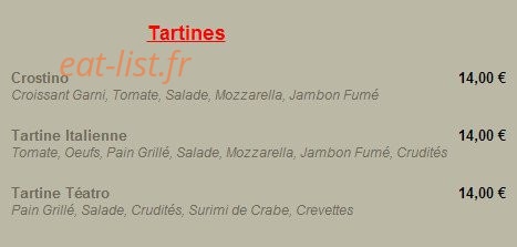 Il Téatro — carte page 13