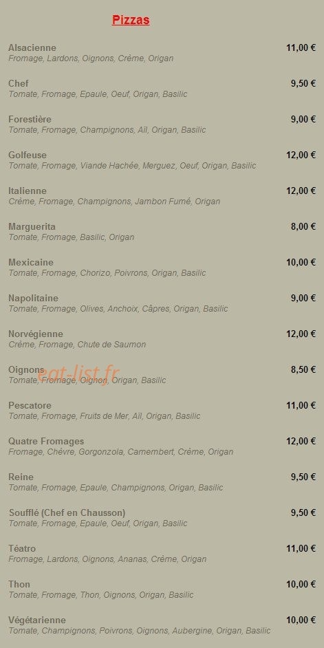 Il Téatro — carte page 9