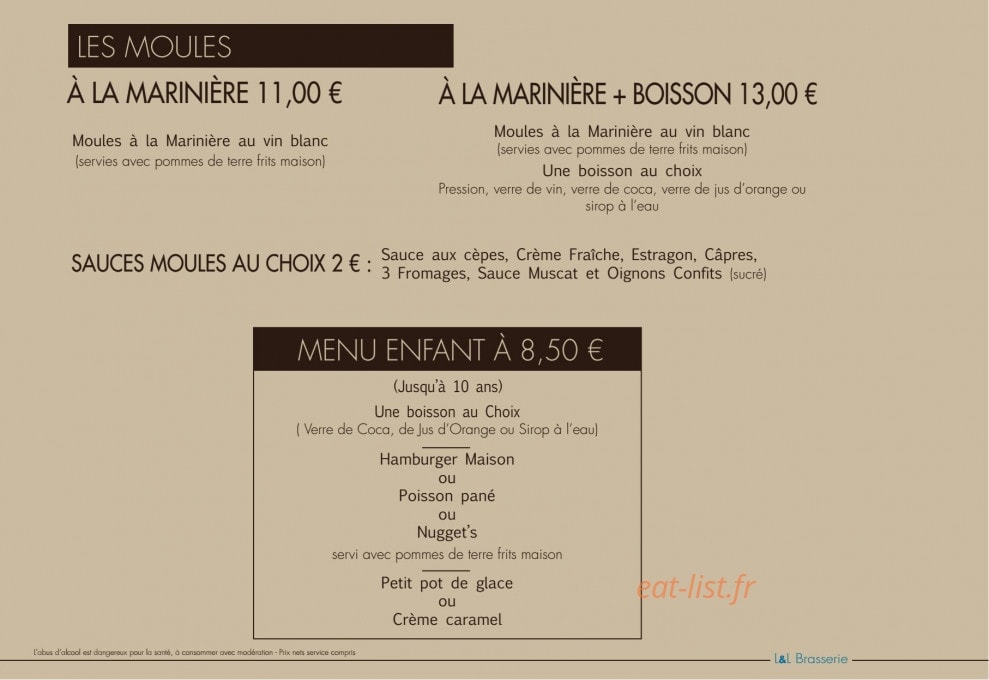 L & L — carte page 5