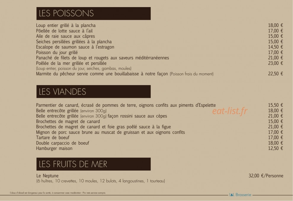 L & L — carte page 4