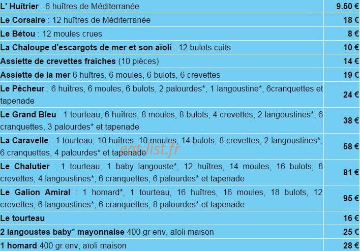 La croisette — carte page 2