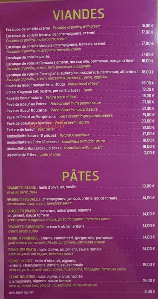 Le Napoli — carte page 3